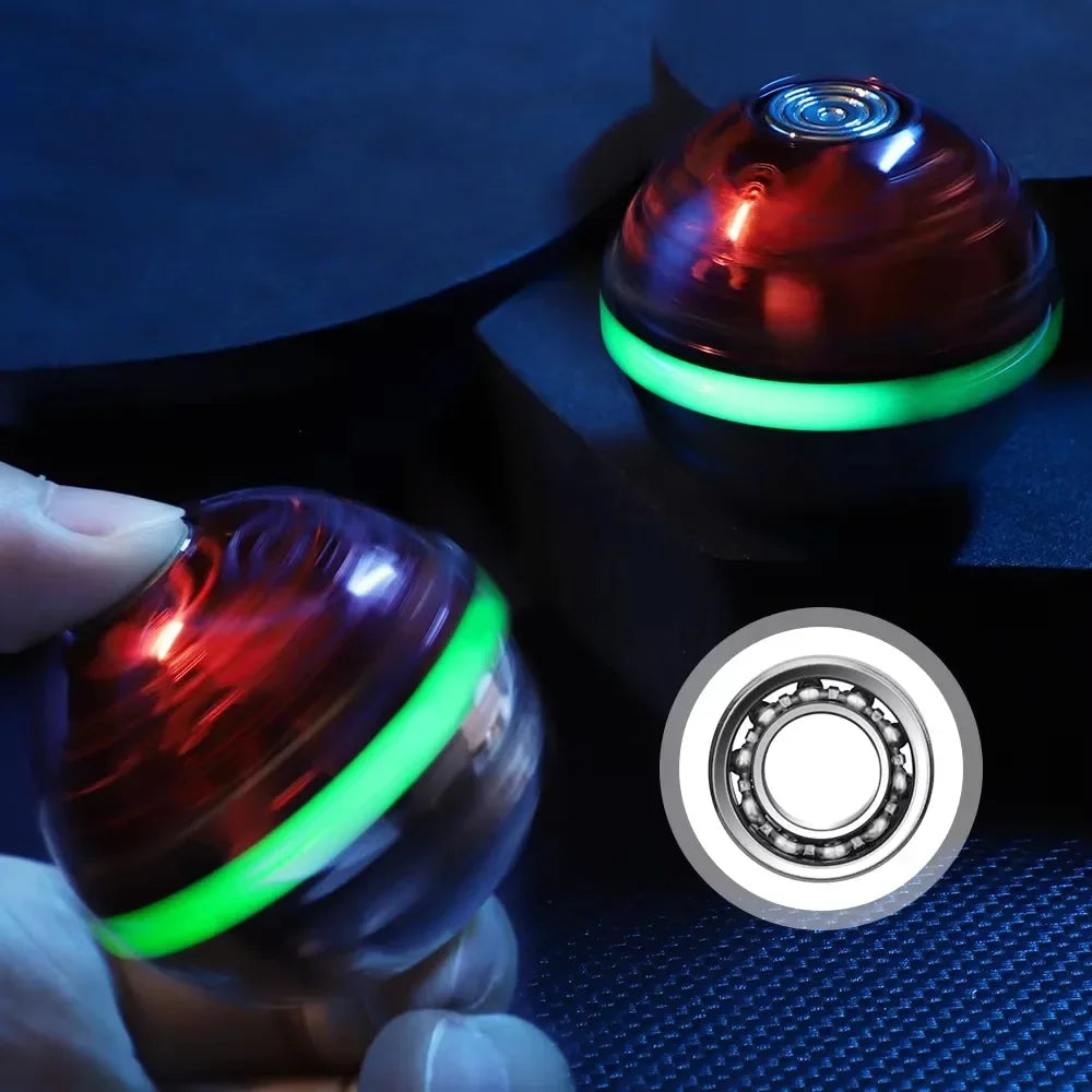 Glow Orb Fidget Toy – High-Speed Rotation & Focus Booster