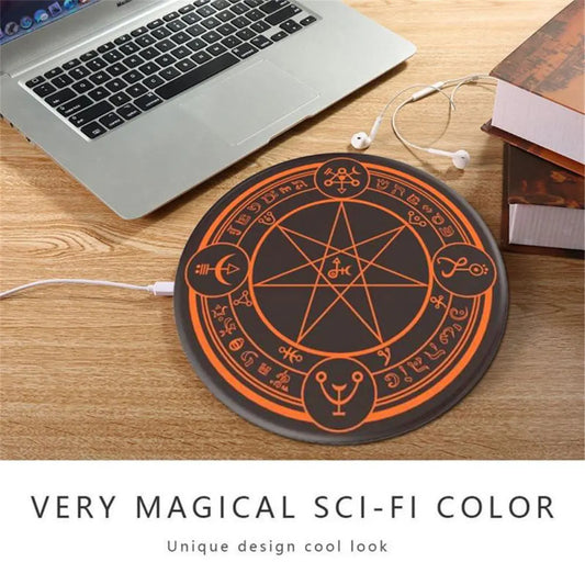 Magic Circle Alchemy Wireless Charger – 10W Fast Charging 🔮⚡