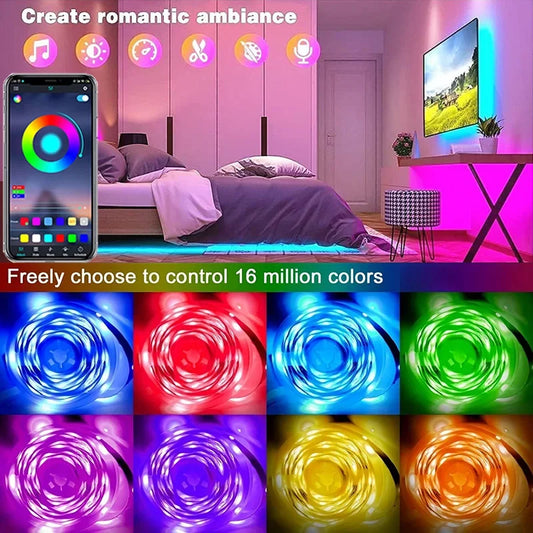 USB RGB LED Light Strip – Bluetooth & IR Remote Controlled 🎮✨