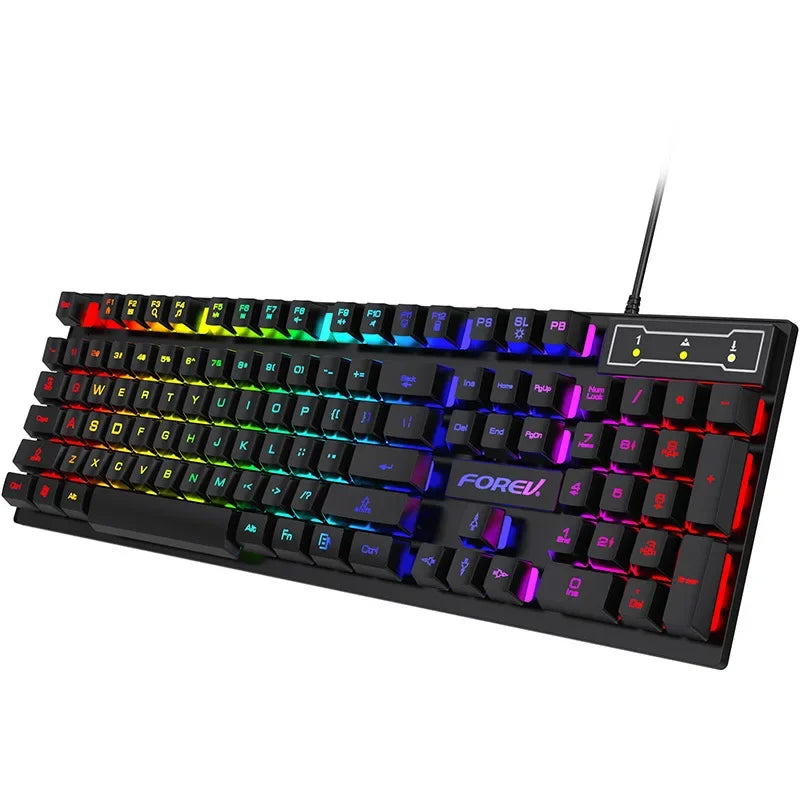 🎮 Forev™ RGB Mechanical Gaming Keyboard & Mouse – Precision & Performance