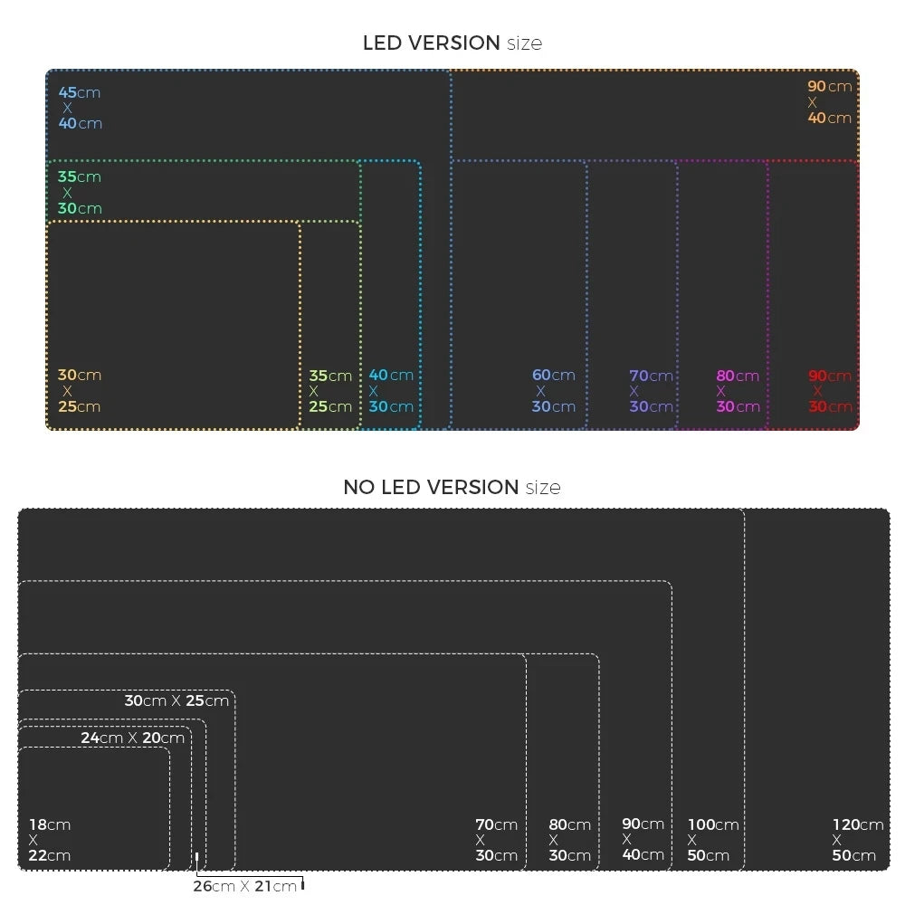 RGB Gaming Desk Mat – Waterproof & Flexible XL Mouse Pad 🎮✨